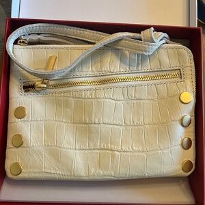 NWT Hammitt Calla Lily Small Crocco Crossbody Clutch